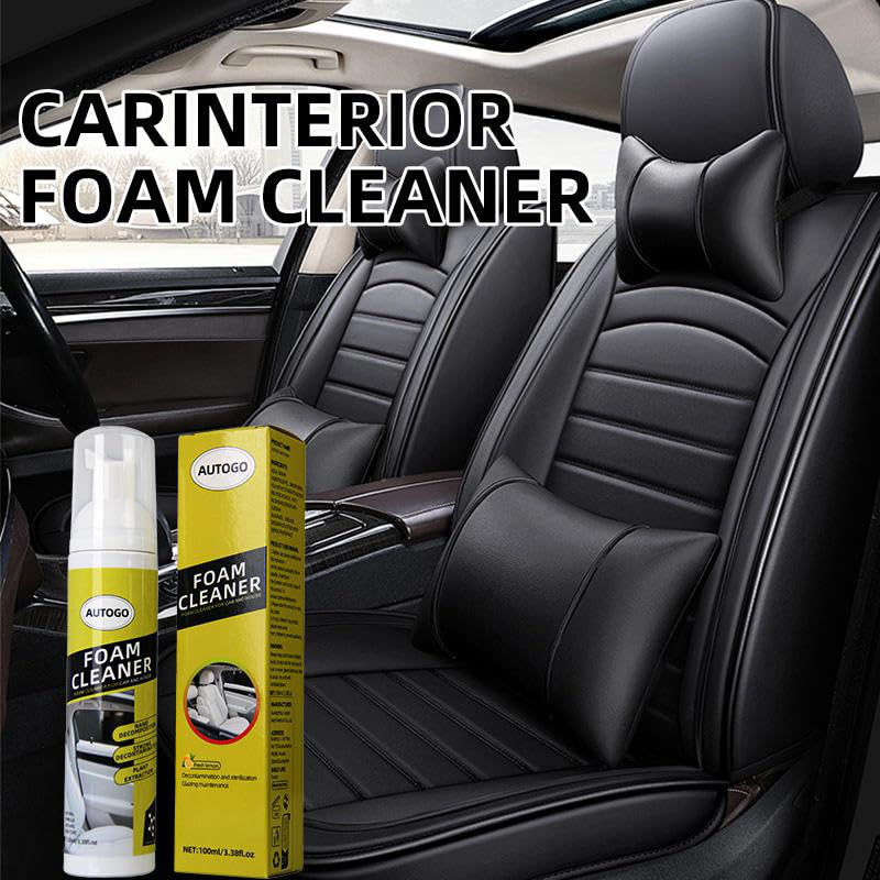 Leather Cleaner Interior - Limpiador de espuma multiusos para asientos