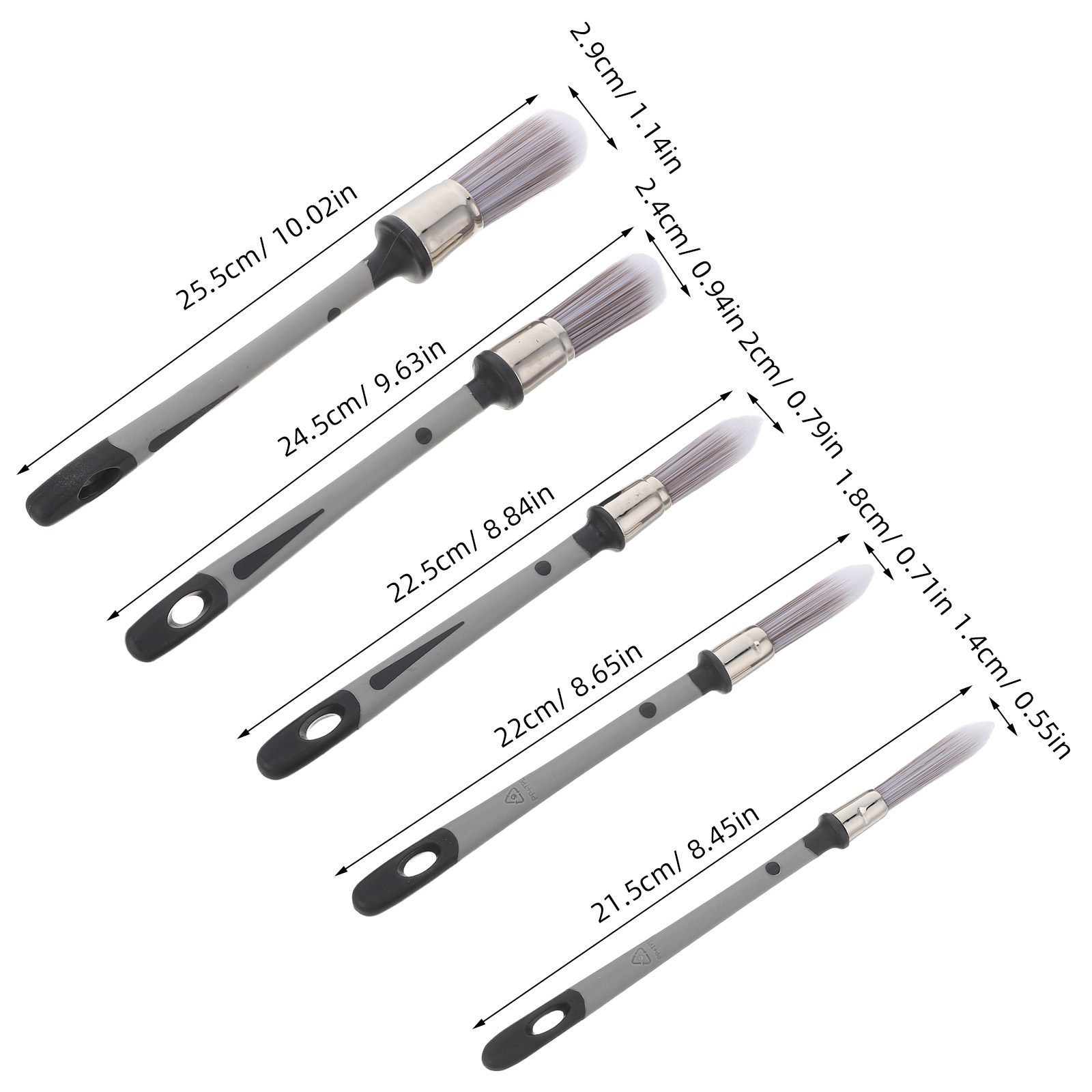 Juego de 5 pinceles de pintura - Detailing Brush Set reseña y precio