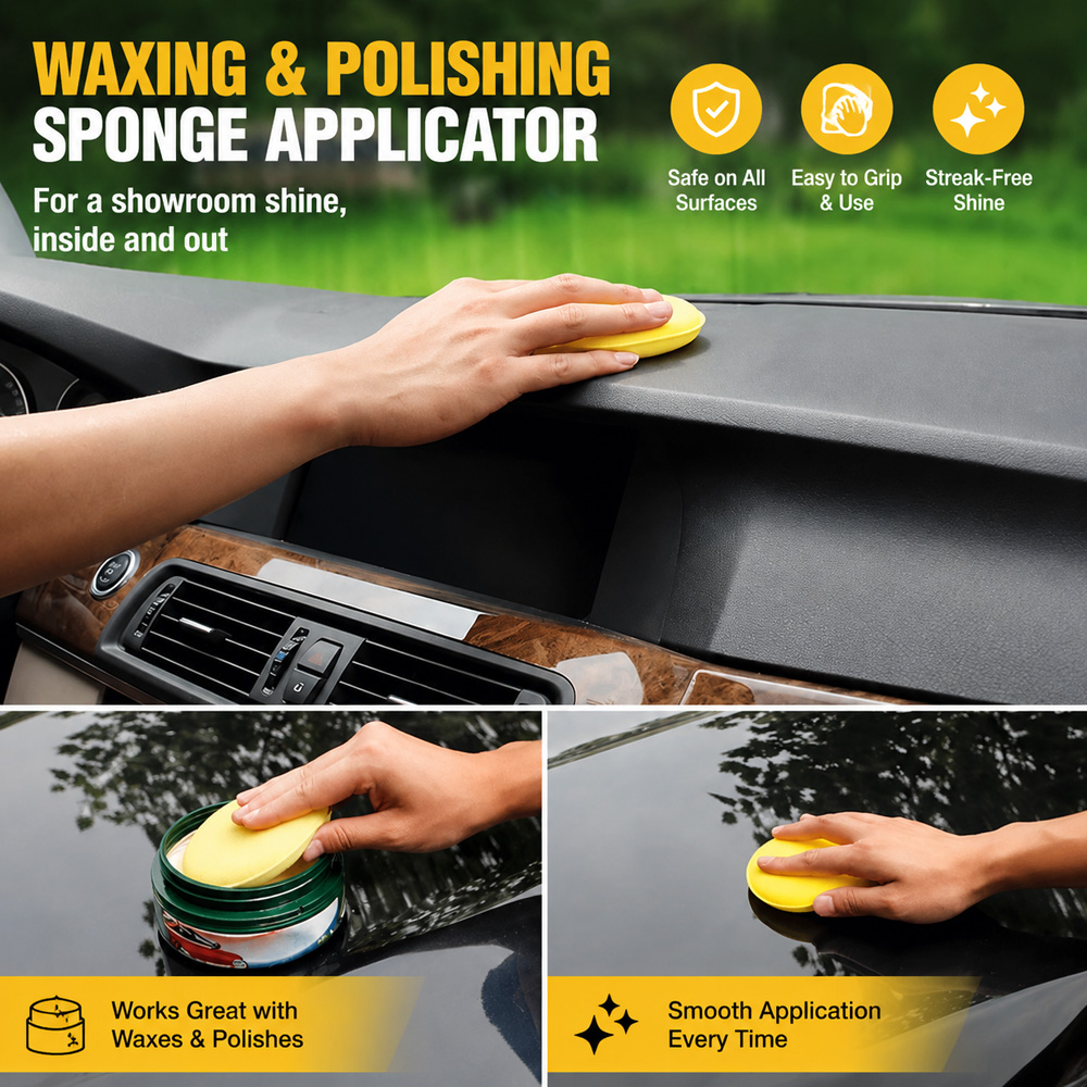 Kit de 12 almohadillas de espu - Wax Applicator Pad reseña y precio